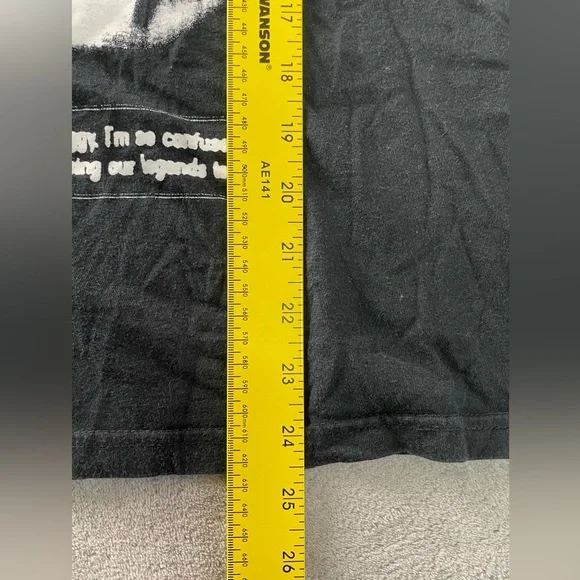 999 Black Skull Crew T Shirt Size Large Short Used - Picture 11 of 12